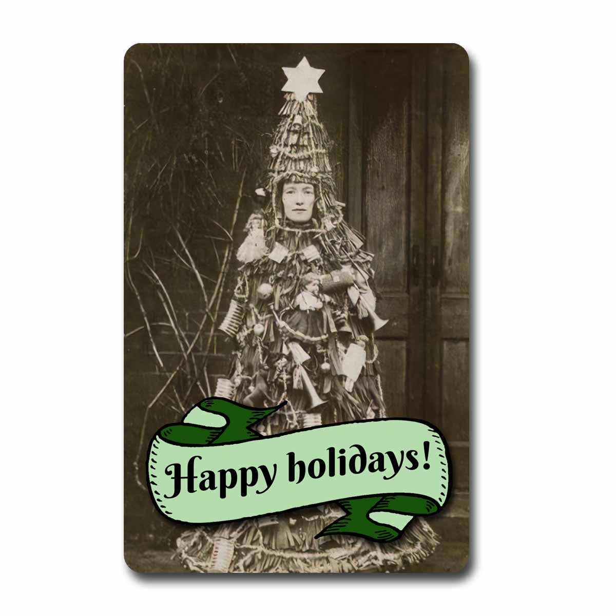 Happy Holidays Postcard