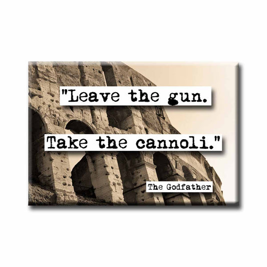 Godfather Cannoli Quote Magnet