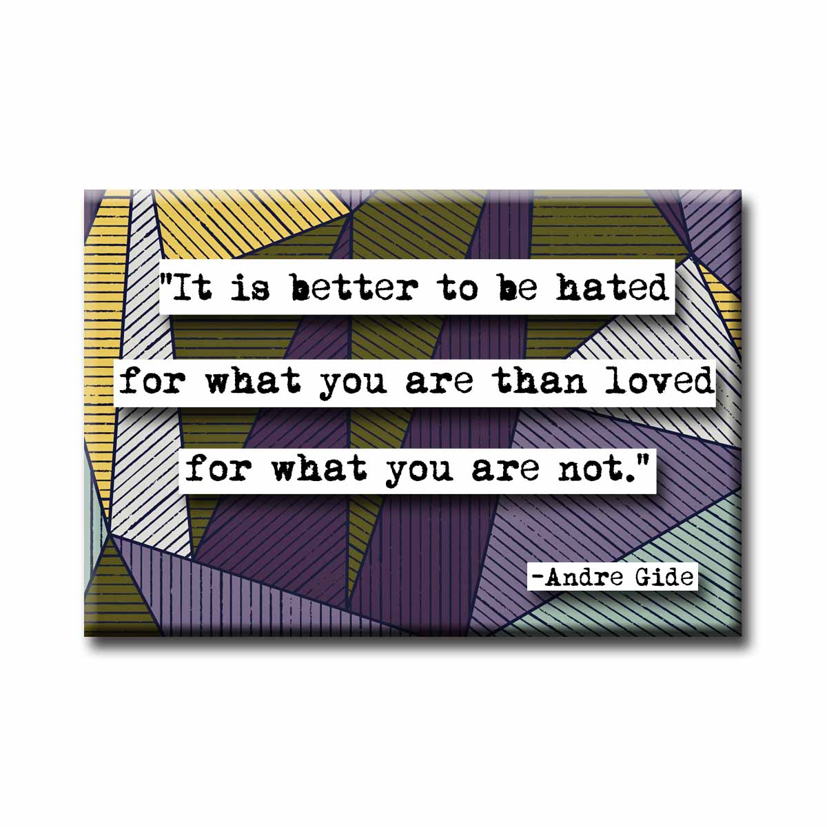 Andre Gide  Quote Refrigerator Magnet (no.318)