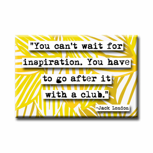 Jack London Inspiration Refrigerator Magnet (no.843)