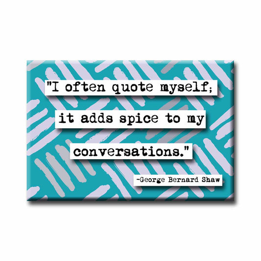 George Bernard Shaw Quote Myself Magnet (no.857)