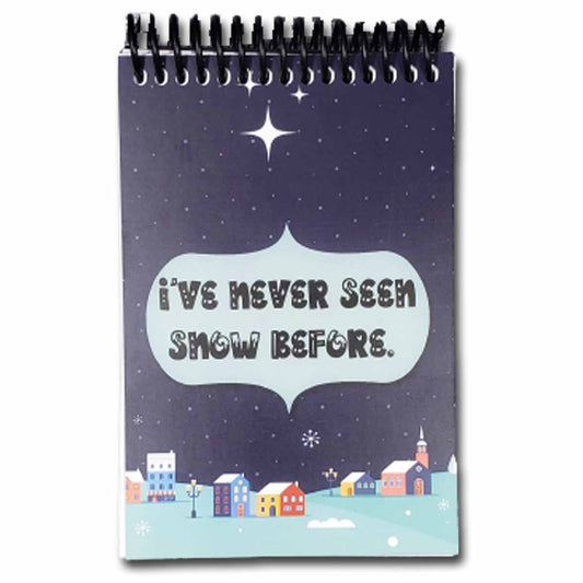 Heaving Bosoms Never Seen Snow Quote Blank 4x6 Notepad