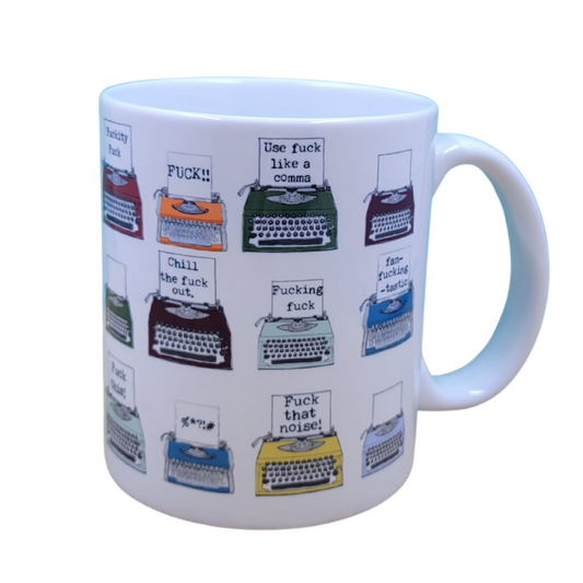 Typewriter Curses Mug NASFW