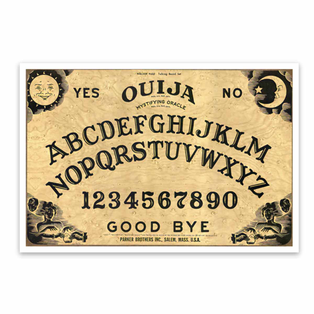 Ouija Board Vinyl Sticker