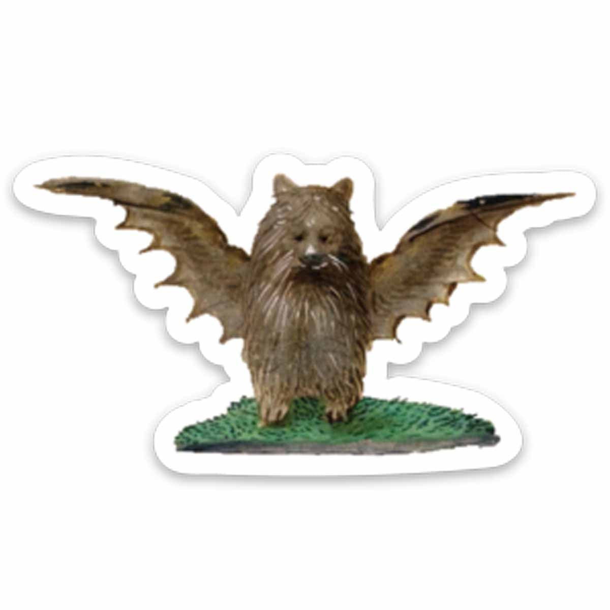 Medieval Marginalia Beaver Bat Vinyl Sticker