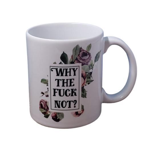 Why the Fuck Not Design Mug nsfw