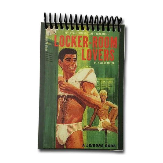 Locker Room Lovers Pulp Cover Blank 4x6 Notepad