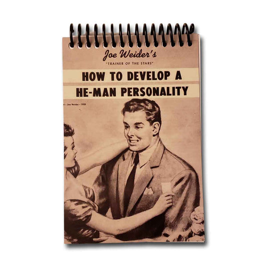 How to Develop a He-Man Personality Cover Blank 4x6 Notepad