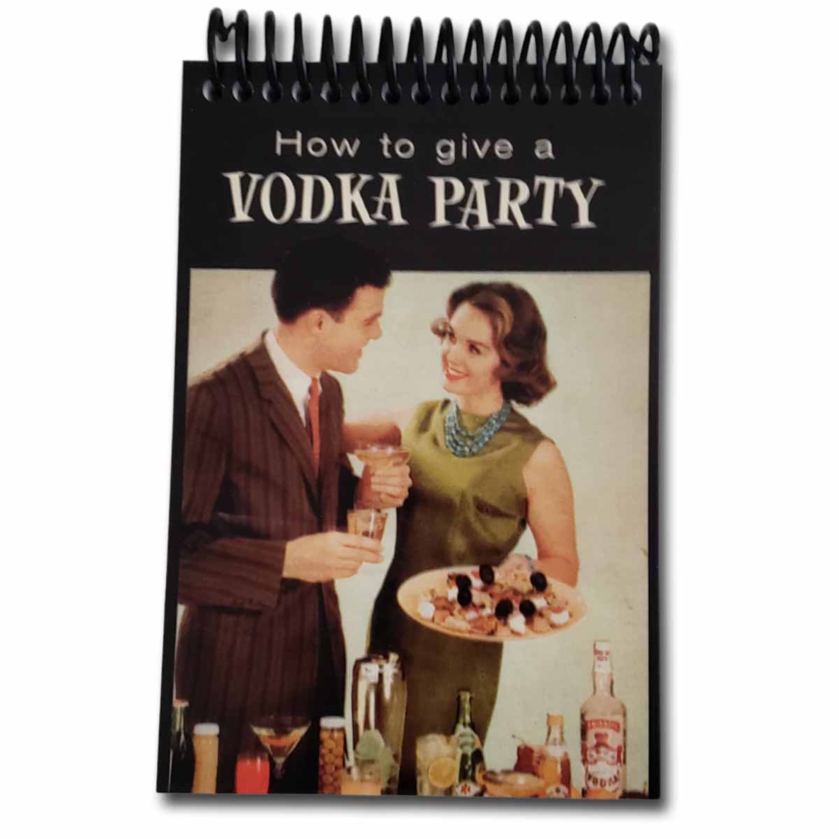Vodka Party Blank 4x6 Notepad